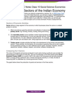 CBSE Notes Class 10 Social Science Economics Chapter 2 Sectors of The Indian Economy