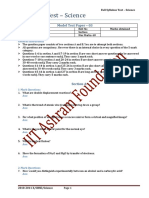 Science X - Full Test 03