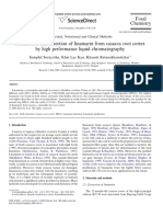 Purification and Detection of Linamarin From Cassava Root Cortex by HPLC