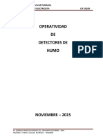 Certificado de Operatividad de Detectores de Humo