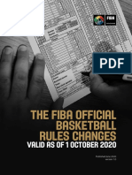 FIBA Summary of Rules Changes - Valid As of 1-10-2020 - June2020 - en