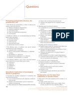 Multiple Choice Questions: Preventing Postoperative Infection: The Anaesthetist's Role