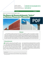 Banco Nacional de Investimento BNI Um Banco de Desenvolvimento - Toxico Ao Sistema Financeiro Mocambicano