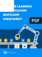 Machine Learning Classification Bootcamp Cheatsheet