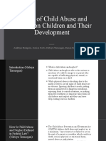 Effects of Child Abuse and Neglect On Children and Their Development-Alekhya, Nebiyu, Jessica, Zahra, Renee