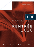 Rentree 2020 Grupo BertrandCirculo