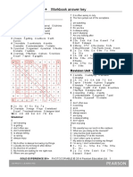 Gold Experience B1+ Workbook Answer Key: 01 Inside or Outside?