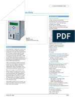 Siprotec 4 7Sj62 Multifunction Protection Relay: Function Overview