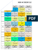 Shs Schedule of Classes - First Semester S.Y. 2020-2021: Computer System Servicing