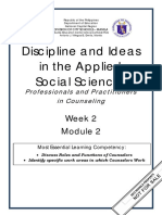 DIASS - Q1 - Mod2 - Professional and Practitioners in Counseling PDF