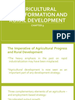 Chapter 9 Agricultural Transformation and Rural Development