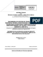 Evaluación Estudio Impacto Ambiental Pantano Biscarrués - CEDEX