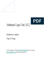 Arithmetic Logic Unit (ALU) : Introduction To Computer P Yung-Yu Chuang