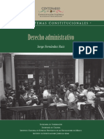 Derecho Administrativo de Jorge Fernández Ruiz