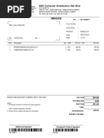 Invoice: QSD Computer Distribution SDN BHD