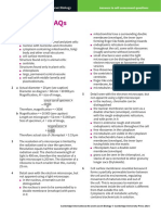 Answers To Saqs: Cambridge International As Level Biology