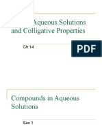 13-1 Compounds in Aqueous Solutions