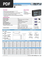 VRLA Rechargeable Battery: Application Features