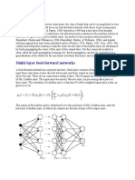 Multi-Layer Feed-Forward Networks