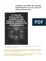 12 Trucos Psicológicos Increíbles Que Pueden Cambiar El Comportamiento de Las Personas