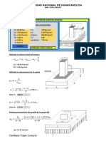 Plantilla Excel para El Diseño de Zapatas Céntricas & Aisladas