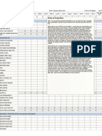 12 Month Cash Flow Statement