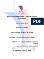 La Sucesión Testada e Intestada