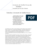 Endechas A La Muerte de Guillén Peraza