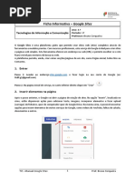 Manual Google Sites (TIC 8.º Ano)