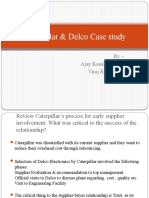 Caterpillar & Delco Case Study