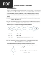 RAZONAMIENTO MATEMÁTICO 1° Grado Secundaria