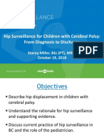 Hip Surveillance For Children With Cerebral Palsy: From Diagnosis To Discharge