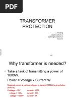 Transformer Protection: 2 Winding Auto Transformer Earthing Transformer Reactor