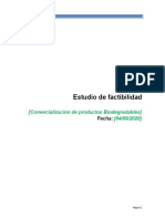 Modelo de Estudio de Factibilidad de Un Proyecto