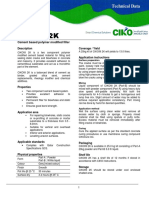 Cikofill 2K: Technical Data Sheet