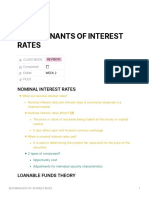 Determinants of Interest Rates