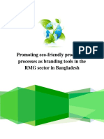 Report On Promoting Eco-Friendly Production Processes As Branding Tools in The RMG Sector in Bangladesh