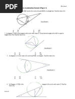 Circle Questions Based On Examination Format