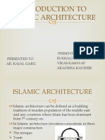 INTRODUCTION TO ISLAMIC ARCHITECTURE by Rushali GRP