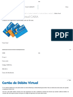 Cartão de Débito Virtual CAIXA: Menu Conta (' Attr (Href) ')