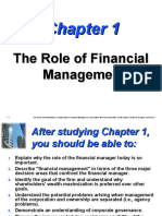 The Role of Financial Management The Role of Financial Management