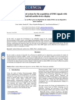 Psoc-Based Embedded System For The Acquisition of Emg Signals With Android Mobile Device Display