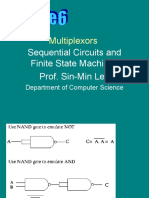 Multiplexors: Sequential Circuits and Finite State Machines Prof. Sin-Min Lee