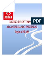 ALCANTARILLADO (IBNORCA), Alc