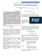 An Analysis of LSB & DCT Based Steganography