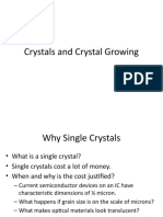 Crystals and Crystal Growing