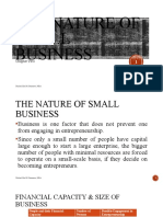 C2 The Nature of Small Business