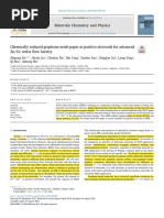 2018 - Chemically Reduced Graphene Oxide Paper As Positive Electrode For Advanced ZN - Ce Redox Flow Battery