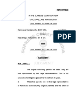 Vendors Rights-Specific Performance - Ancestral Property - Part Performance - Partition of Dwelling House