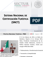 Sistema Nacional de Certificación Turística